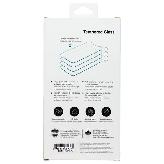 Axessorize Tempered Glass Screen Protector for Google Pixel 4a Cell Phone - Screen Protectors Axessorize    - Simple Cell Bulk Wholesale Pricing - USA Seller