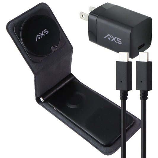 AXS ProCharge 3-in-1 Portable Wireless Charger (AXPWCB) Cell Phone - Chargers & Cradles AXS    - Simple Cell Bulk Wholesale Pricing - USA Seller