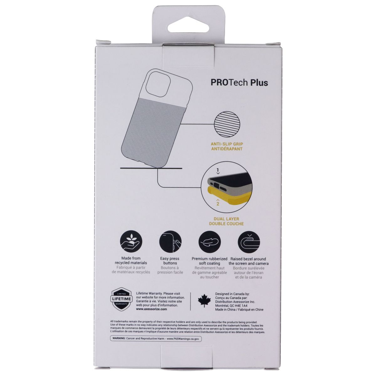Axessorize AXS PROTech Plus Case for Samsung Galaxy S24+ (Plus) - Black Cell Phone - Cases, Covers & Skins AXS - Simple Cell Bulk Wholesale Pricing - USA Seller