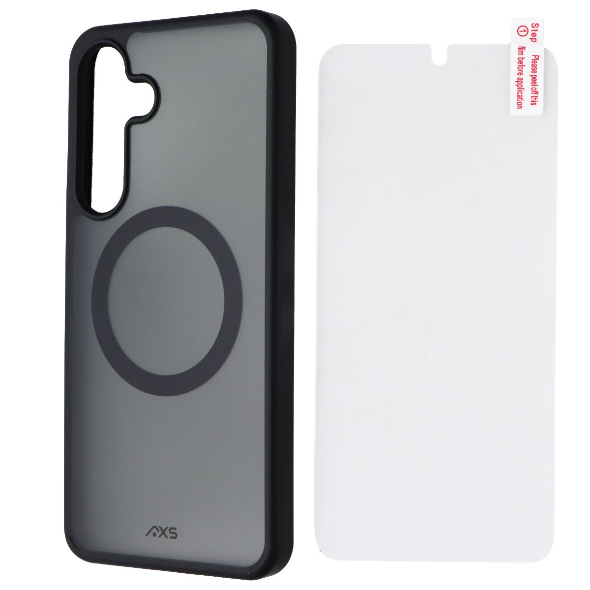 AXS ProShield Pack Slim Hybrid Case + Screen Protector for Galaxy S25 FE - Black Cell Phone - Cases, Covers & Skins AXS - Simple Cell Bulk Wholesale Pricing - USA Seller