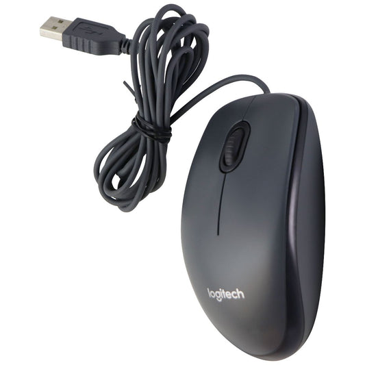 Logitech M100 Wired USB Optical Mouse for Windows PC & More - Gray (M-U0026) Keyboards/Mice - Mice, Trackballs & Touchpads Logitech - Simple Cell Bulk Wholesale Pricing - USA Seller