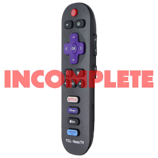 TCL Roku Remote with Netflix/Disney+/Apple+/Prime Video Hot Keys (RC280) - Black TV, Video & Audio Accessories - Remote Controls TCL - Simple Cell Bulk Wholesale Pricing - USA Seller