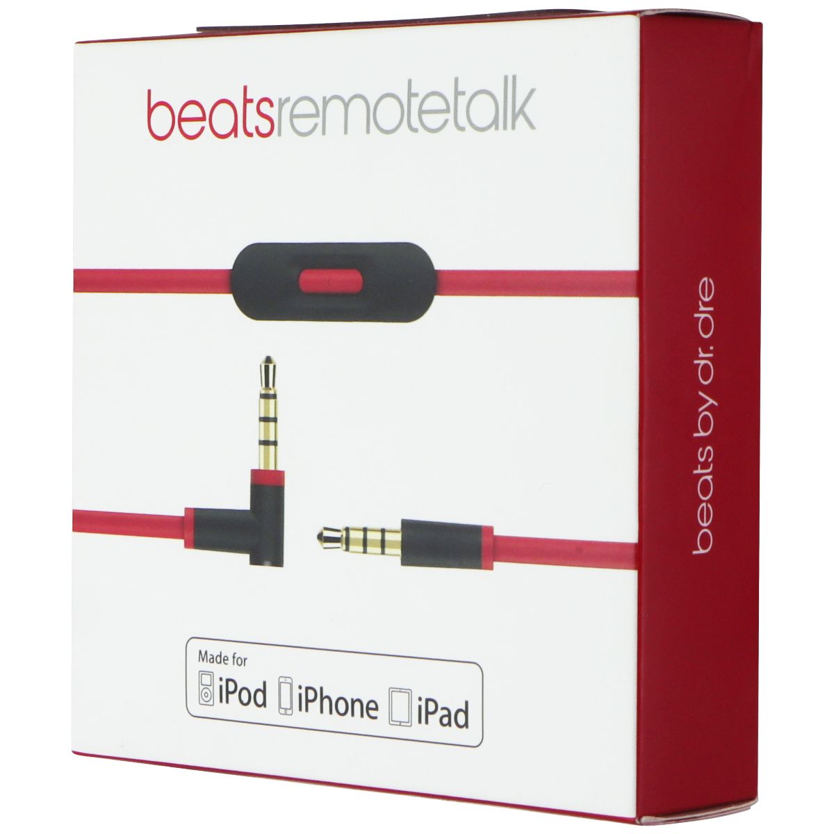 Beats by Dr. Dre (3.5mm AUX) RemoteTalk Cable for Apple Devices - Red iPod, Audio Player Accessories - Other Portable Audio Accs Beats by Dr. Dre    - Simple Cell Bulk Wholesale Pricing - USA Seller