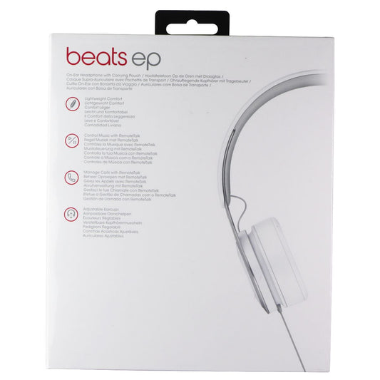 Beats EP Wired On-Ear Headphones with Built-in Mic and Controls - White Portable Audio - Headphones Beats by Dr. Dre - Simple Cell Bulk Wholesale Pricing - USA Seller