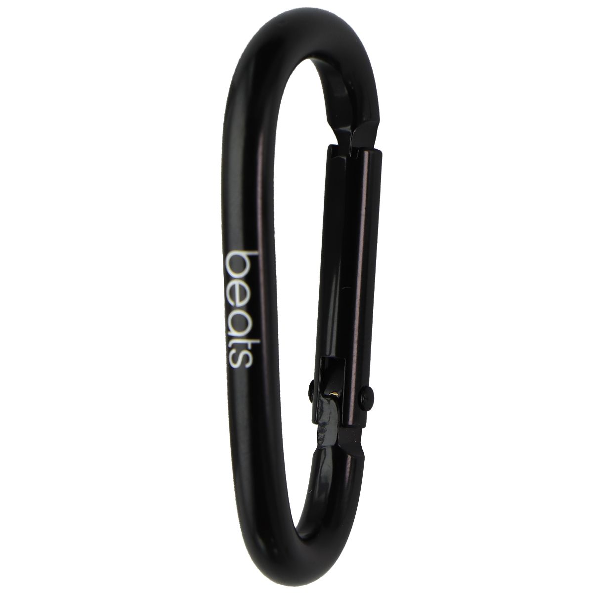 Beats by Dre OEM Carabiner Belt Hook D-ring Keychain - Black/White Logo Portable Audio - Headphones Beats by Dr. Dre    - Simple Cell Bulk Wholesale Pricing - USA Seller