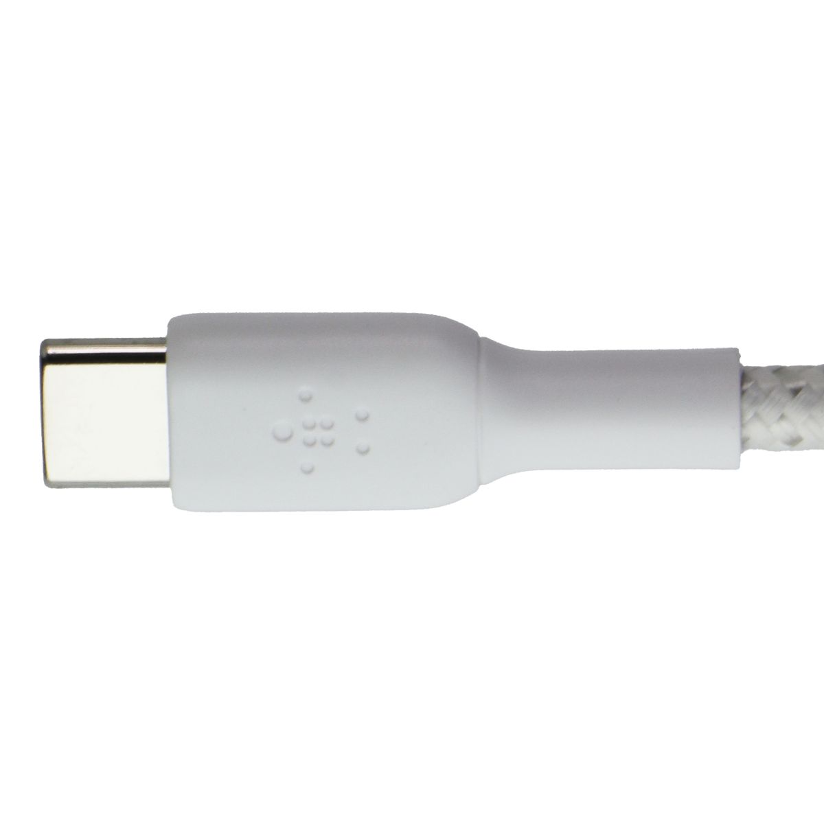 Belkin 6.6FT Boost Charge USB-A to USB-C Braided Cable - White Cell Phone - Cables & Adapters Belkin - Simple Cell Bulk Wholesale Pricing - USA Seller