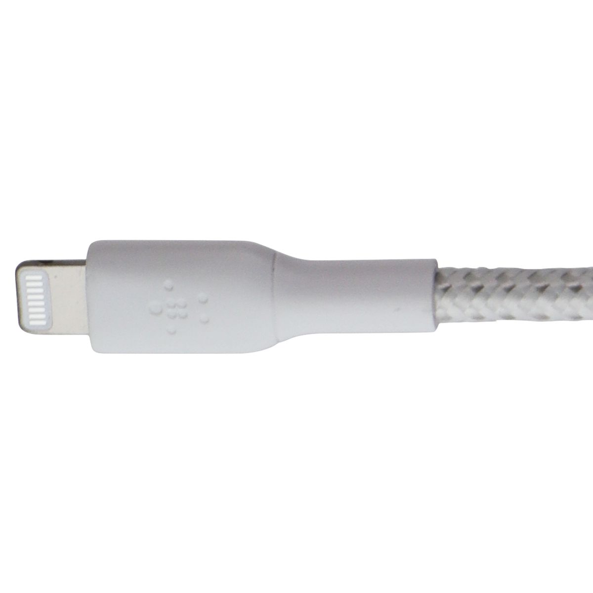 Belkin 6.6FT Boost Charge USB-A to Lightning 8-Pin Braided Cable - White Cell Phone - Cables & Adapters Belkin - Simple Cell Bulk Wholesale Pricing - USA Seller