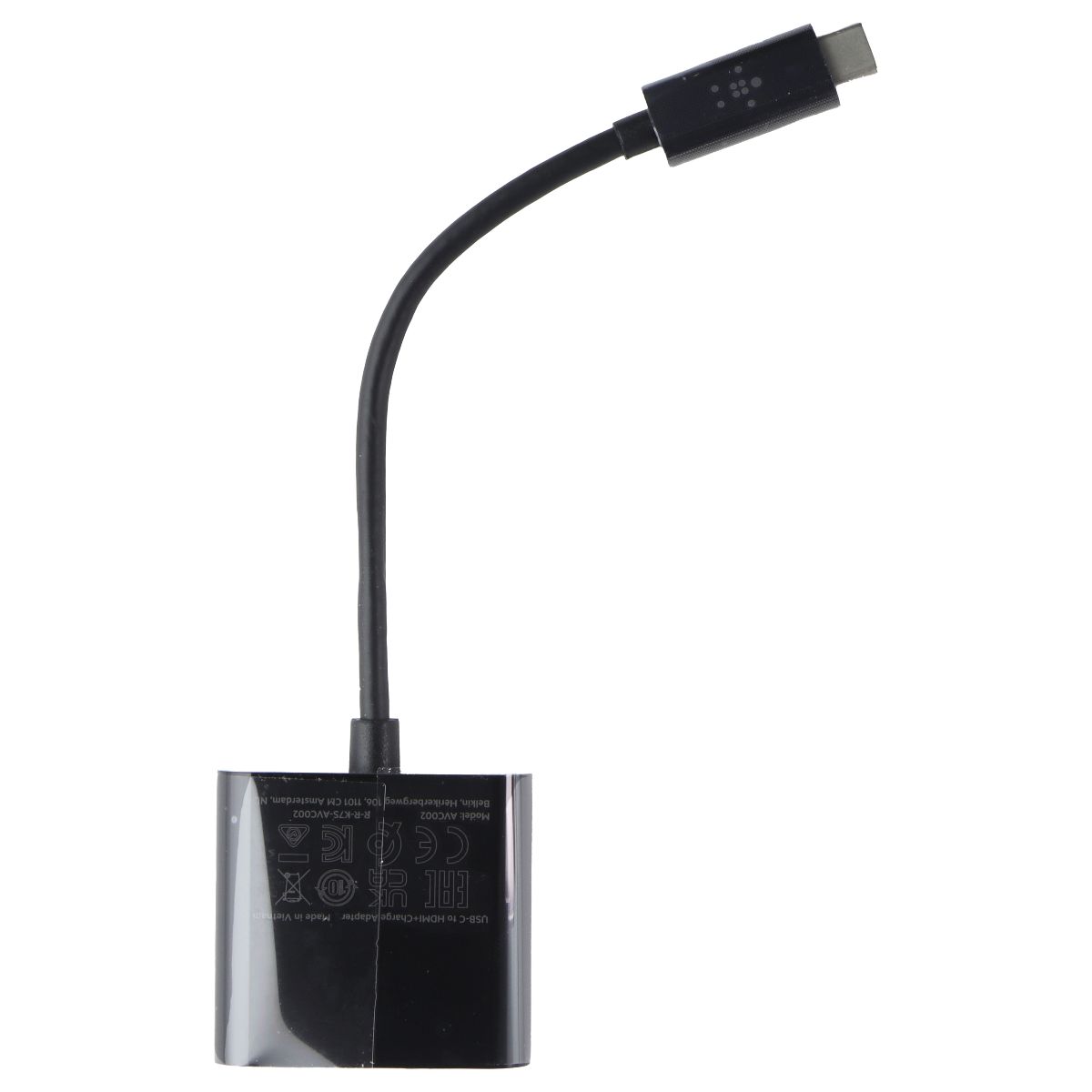 Belkin USB-C to HDMI Adapter + Charge MacBook Pro HDMI Adapter (AVC002btBK) Computer/Network - Monitor/AV Cables & Adapters Belkin - Simple Cell Bulk Wholesale Pricing - USA Seller