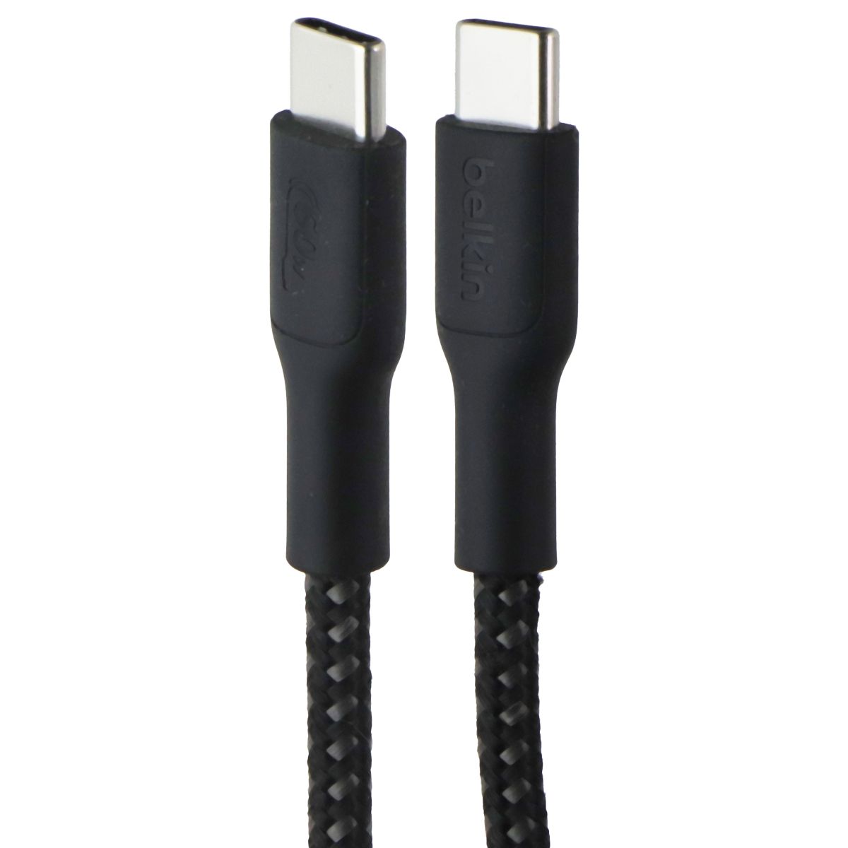 Belkin BoostCharge 60W 9.9 Foot USB-C to USB-C Braided Cable - Black Cell Phone - Cables & Adapters Belkin - Simple Cell Bulk Wholesale Pricing - USA Seller