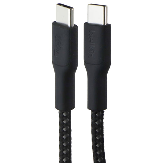 Belkin BoostCharge 60W 9.9 Foot USB-C to USB-C Braided Cable - Black Cell Phone - Cables & Adapters Belkin - Simple Cell Bulk Wholesale Pricing - USA Seller