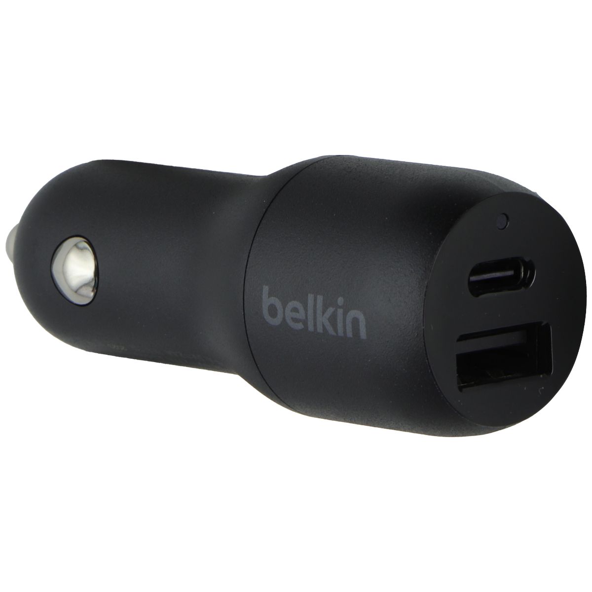 Belkin 37 Watt Dual Port USB + USB-C Car Charger/Adapter - Black Cell Phone - Chargers & Cradles Belkin - Simple Cell Bulk Wholesale Pricing - USA Seller