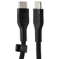 Belkin Boost Charge Flex 3.3FT Silicone USB-C to USB-C Cable - Black Cell Phone - Cables & Adapters Belkin - Simple Cell Bulk Wholesale Pricing - USA Seller