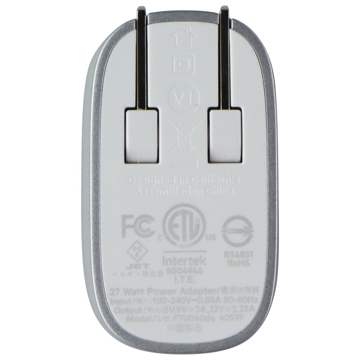 Belkin 27W USB-C Travel Wall Fast Charger For iPhone 11pro,Max,Xs,X,XR and More Cell Phone - Chargers & Cradles Belkin - Simple Cell Bulk Wholesale Pricing - USA Seller