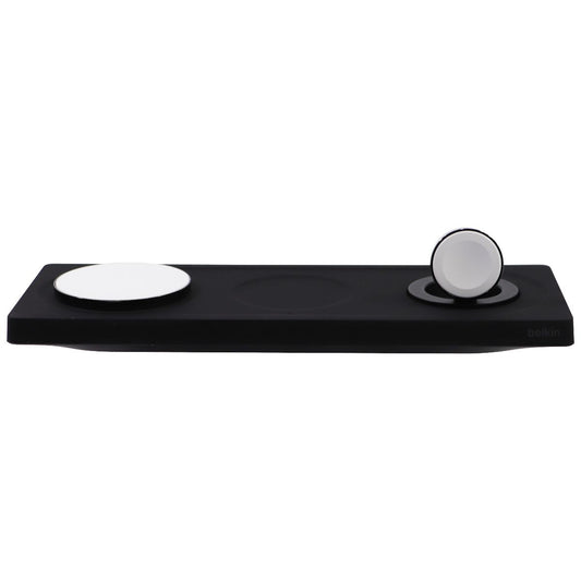 Belkin Boost Charge Pro 3-in-1 Wireless Charging Pad with MagSafe - Black Cell Phone - Chargers & Cradles Belkin - Simple Cell Bulk Wholesale Pricing - USA Seller