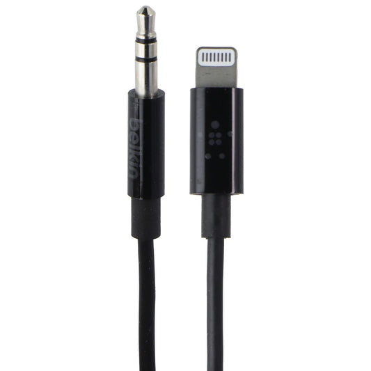 Belkin 6-Foot 3.5mm Audio Cable for iPhones - Black Cell Phone - Cables & Adapters Belkin - Simple Cell Bulk Wholesale Pricing - USA Seller