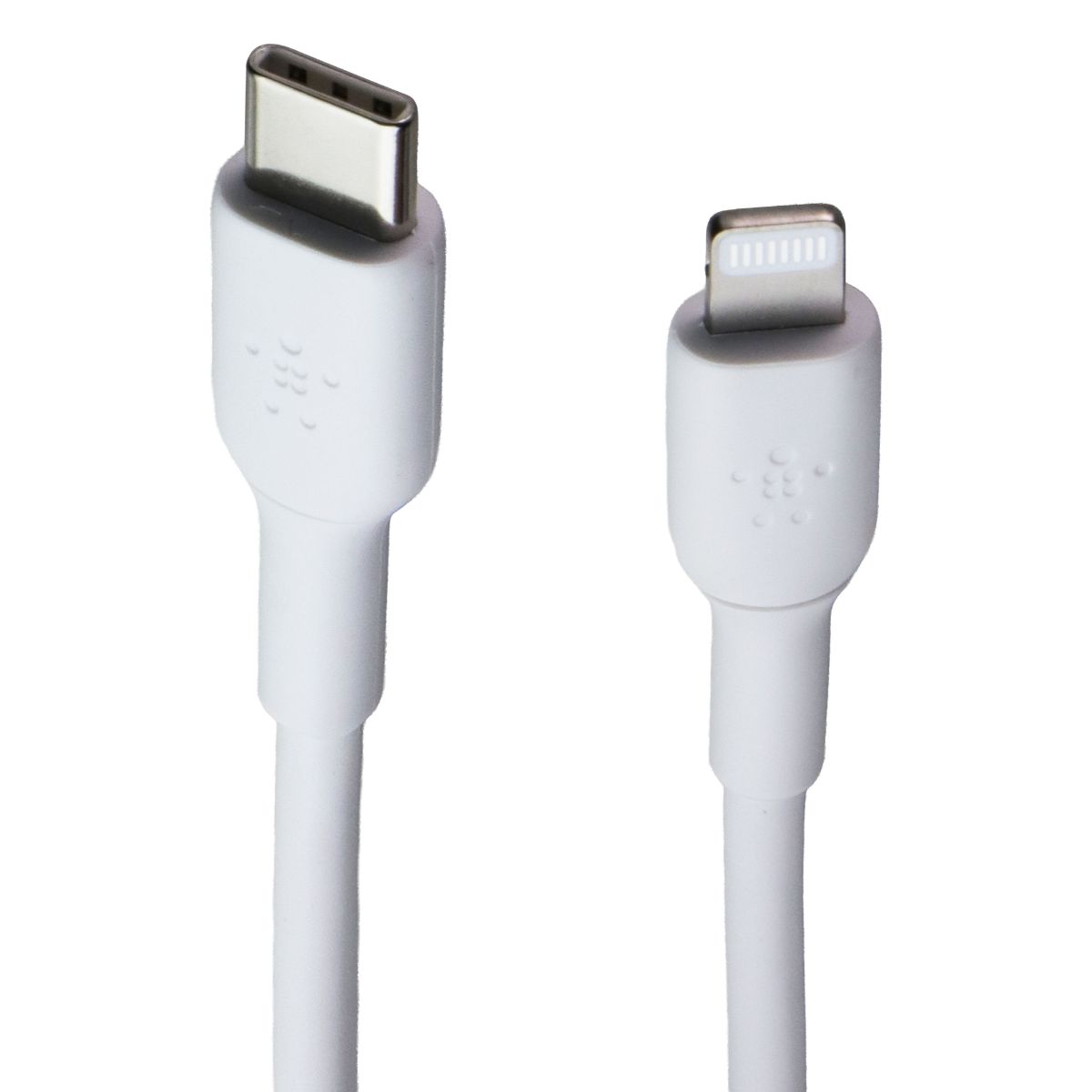 Belkin (3.3FT) BoostCharge USB-C to 8-Pin Charge/Sync Cable for iPhone - White Cell Phone - Cables & Adapters Belkin - Simple Cell Bulk Wholesale Pricing - USA Seller