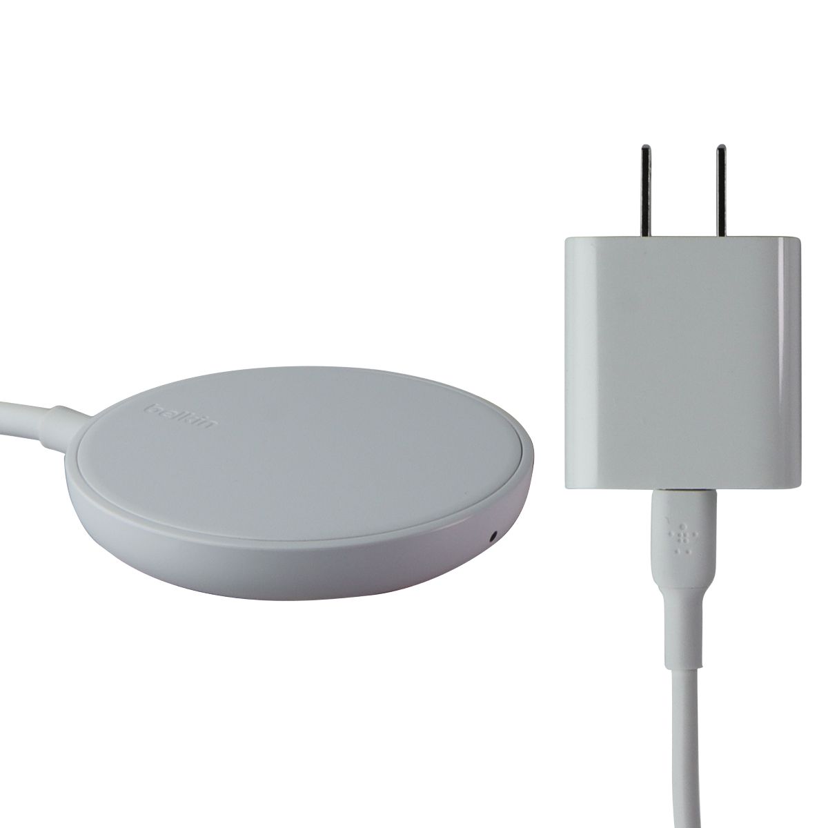 Belkin (2m) BoostCharge Magnetic Portable Wireless Charger Pad - White Cell Phone - Chargers & Cradles Belkin - Simple Cell Bulk Wholesale Pricing - USA Seller