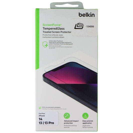 Belkin ScreenForce Tempered Glass Screen for Apple iPhone 14 / 13 / 13 Pro Cell Phone - Screen Protectors Belkin - Simple Cell Bulk Wholesale Pricing - USA Seller