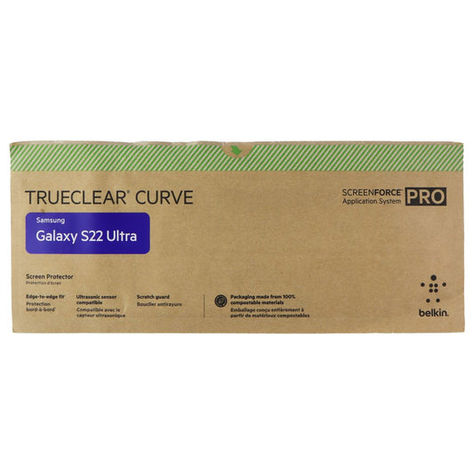 Belkin SCREENFORCE Pro TrueClear Curve for Galaxy S22 Ultra - (5-Pack) BULK PKG* Cell Phone - Screen Protectors Belkin    - Simple Cell Bulk Wholesale Pricing - USA Seller