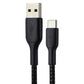 Belkin Boost Charge 6.6FT USB-A to USB-C Braided Charge & Sync Cable - Black Cell Phone - Cables & Adapters Belkin - Simple Cell Bulk Wholesale Pricing - USA Seller