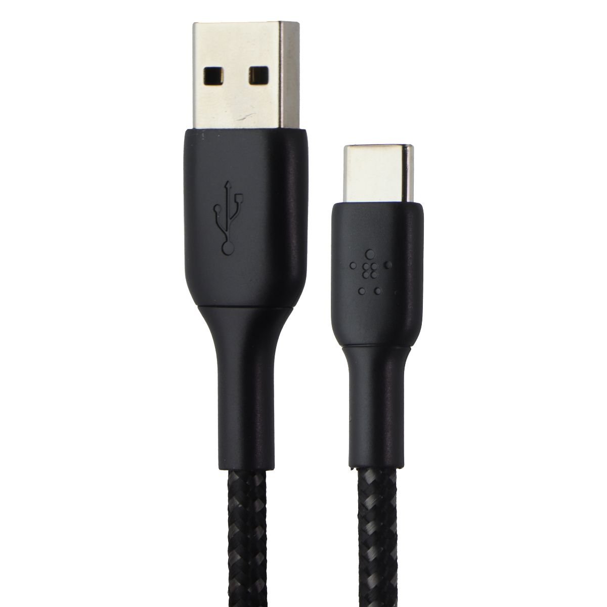 Belkin Boost Charge 6.6FT USB-A to USB-C Braided Charge & Sync Cable - Black Cell Phone - Cables & Adapters Belkin - Simple Cell Bulk Wholesale Pricing - USA Seller