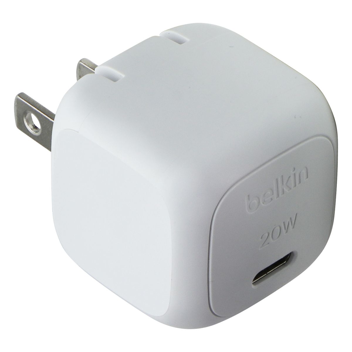 Belkin Boost-Charge USB-C 20W (5V/3A) Cubic Wall Charger (WCA009dq) - White Cell Phone - Chargers & Cradles Belkin - Simple Cell Bulk Wholesale Pricing - USA Seller