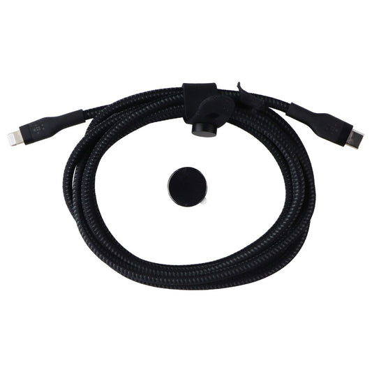 Belkin BoostCharge 6 Foot Pro Flex USB-C to Lightning 8-Pin Braided Cable Black Cell Phone - Cables & Adapters Belkin - Simple Cell Bulk Wholesale Pricing - USA Seller
