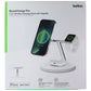 Belkin BoostCharge Pro 3-in-1 Wireless Charging Stand w/ MagSafe - White Cell Phone - Chargers & Cradles Belkin - Simple Cell Bulk Wholesale Pricing - USA Seller
