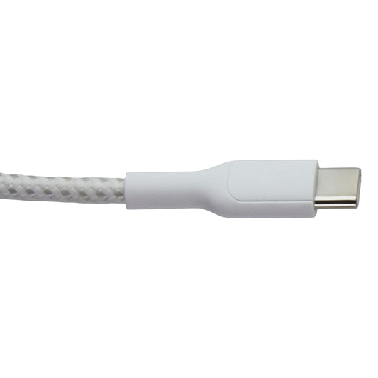 Belkin (6.6-Ft/60W) BoostCharge USB-C to USB-C Braided Cable - White Cell Phone - Cables & Adapters Belkin - Simple Cell Bulk Wholesale Pricing - USA Seller