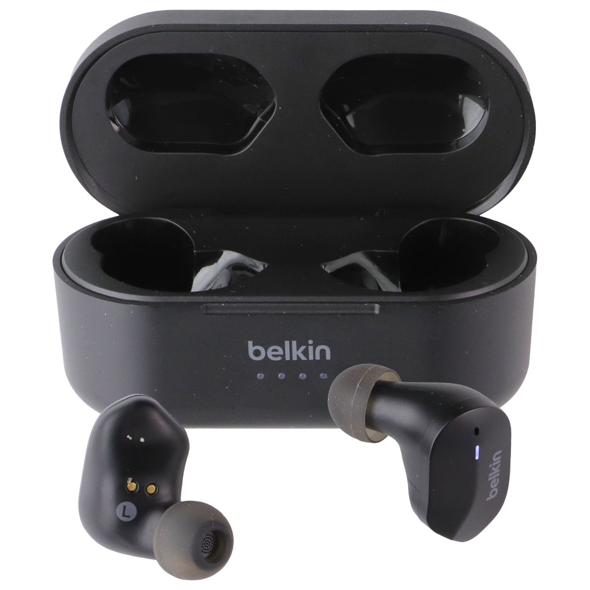 Belkin SoundForm True Wireless IPX5 Earbuds (AUC001btBK) - Black Portable Audio - Headphones Belkin - Simple Cell Bulk Wholesale Pricing - USA Seller
