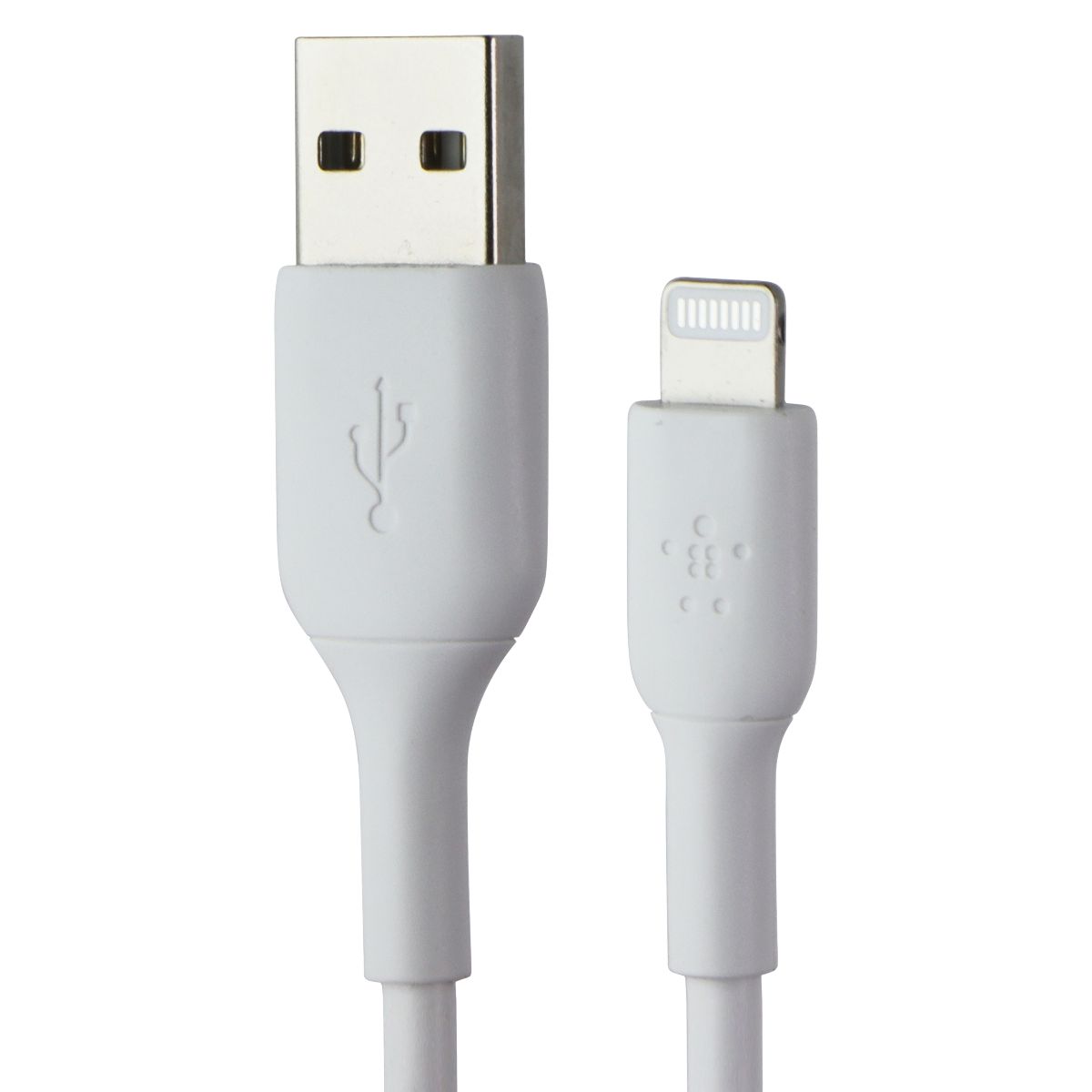 Belkin (3.3-Ft) BoostCharge MFi Lightning 8-Pin to USB-A Cables - White - 2 PACK Cell Phone - Cables & Adapters Belkin - Simple Cell Bulk Wholesale Pricing - USA Seller