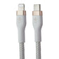 Belkin BoostUp CHARGE PRO Flex (6.6 Foot) USB-C to 8-Pin Lightning Cable - White Cell Phone - Cables & Adapters Belkin - Simple Cell Bulk Wholesale Pricing - USA Seller