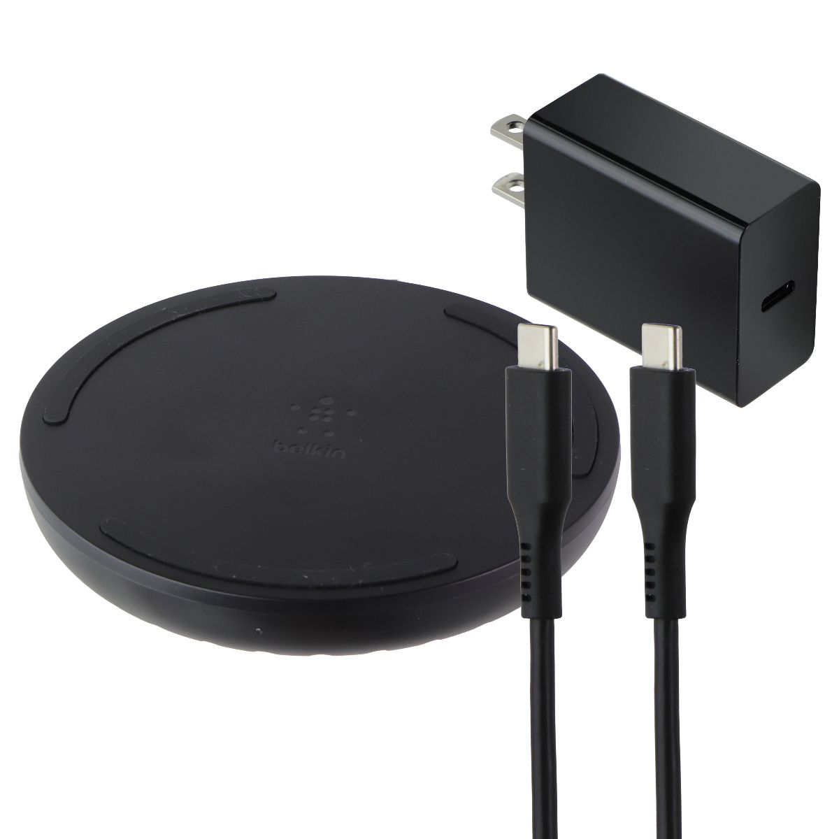 Belkin BoostCharge 15W Fast Wireless Charger Pad (Black) WIA002 Cell Phone - Chargers & Cradles Belkin    - Simple Cell Bulk Wholesale Pricing - USA Seller