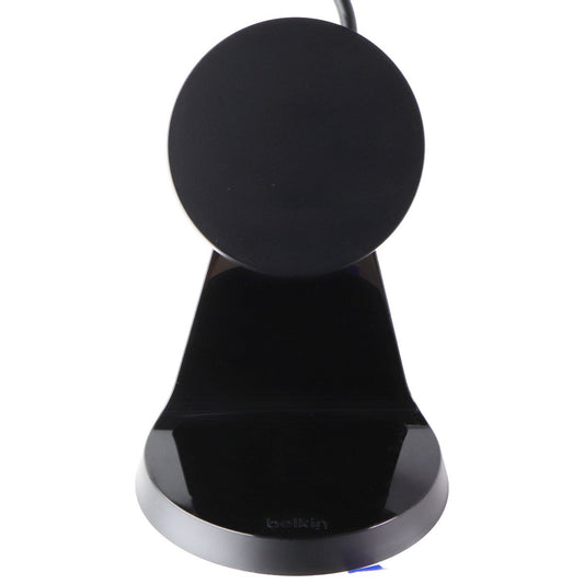 Belkin Magnetic Wireless Charging Stand w/Power Supply for MagSafe - Black Cell Phone - Chargers & Cradles Belkin - Simple Cell Bulk Wholesale Pricing - USA Seller
