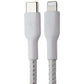 Belkin Boost Charge 6.6FT USB-C to Lightning 8-Pin Braided Cable - White Cell Phone - Cables & Adapters Belkin - Simple Cell Bulk Wholesale Pricing - USA Seller