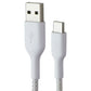Belkin BoostCharge 3.3FT USB-A to USB-C Braided Cable - White Cell Phone - Cables & Adapters Belkin - Simple Cell Bulk Wholesale Pricing - USA Seller