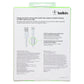 Belkin BoostCharge 3.3FT USB-A to USB-C Braided Cable - White Cell Phone - Cables & Adapters Belkin - Simple Cell Bulk Wholesale Pricing - USA Seller