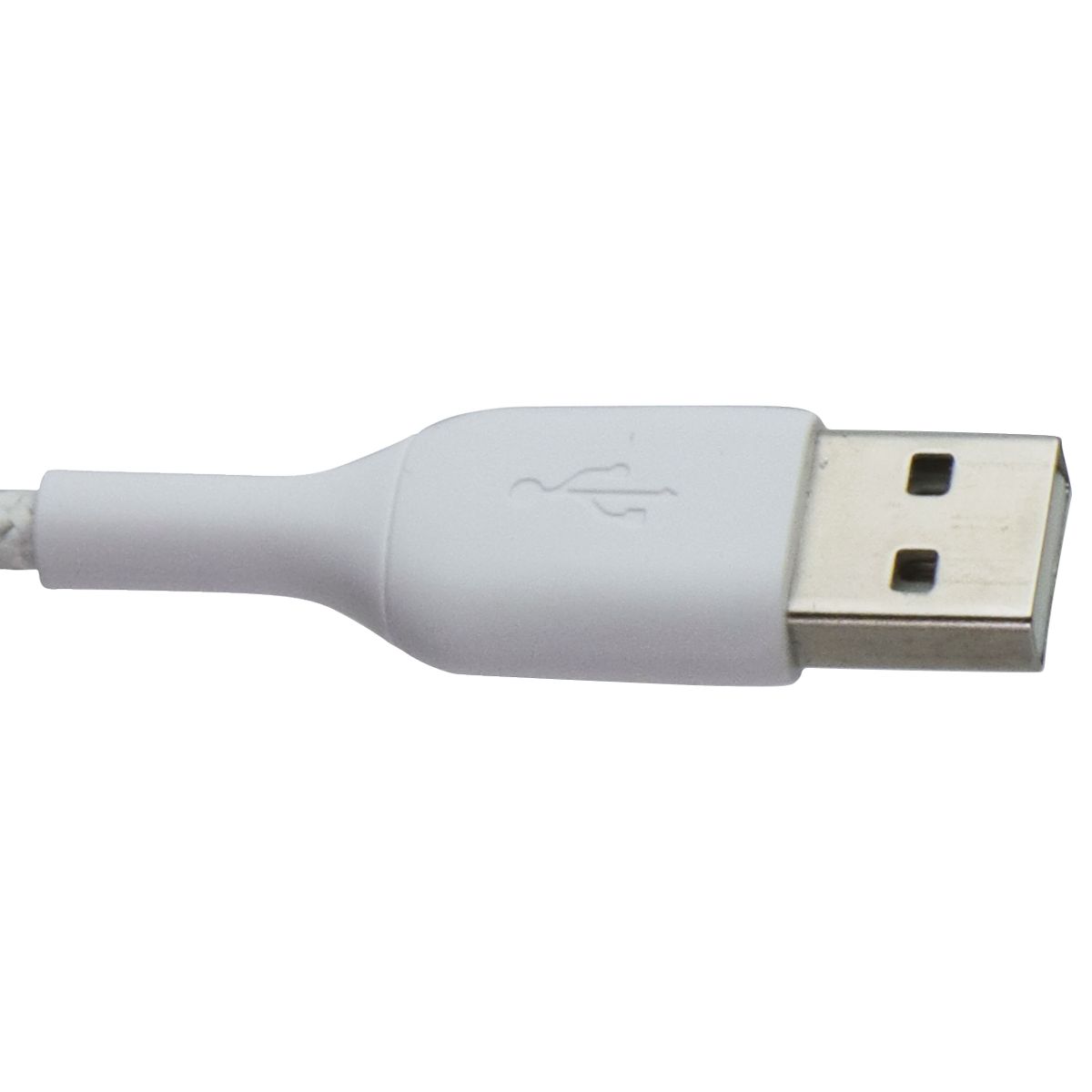 Belkin BoostCharge 3.3 Foot Braided Lightning 8-Pin to USB-A Cable - White Cell Phone - Cables & Adapters Belkin - Simple Cell Bulk Wholesale Pricing - USA Seller