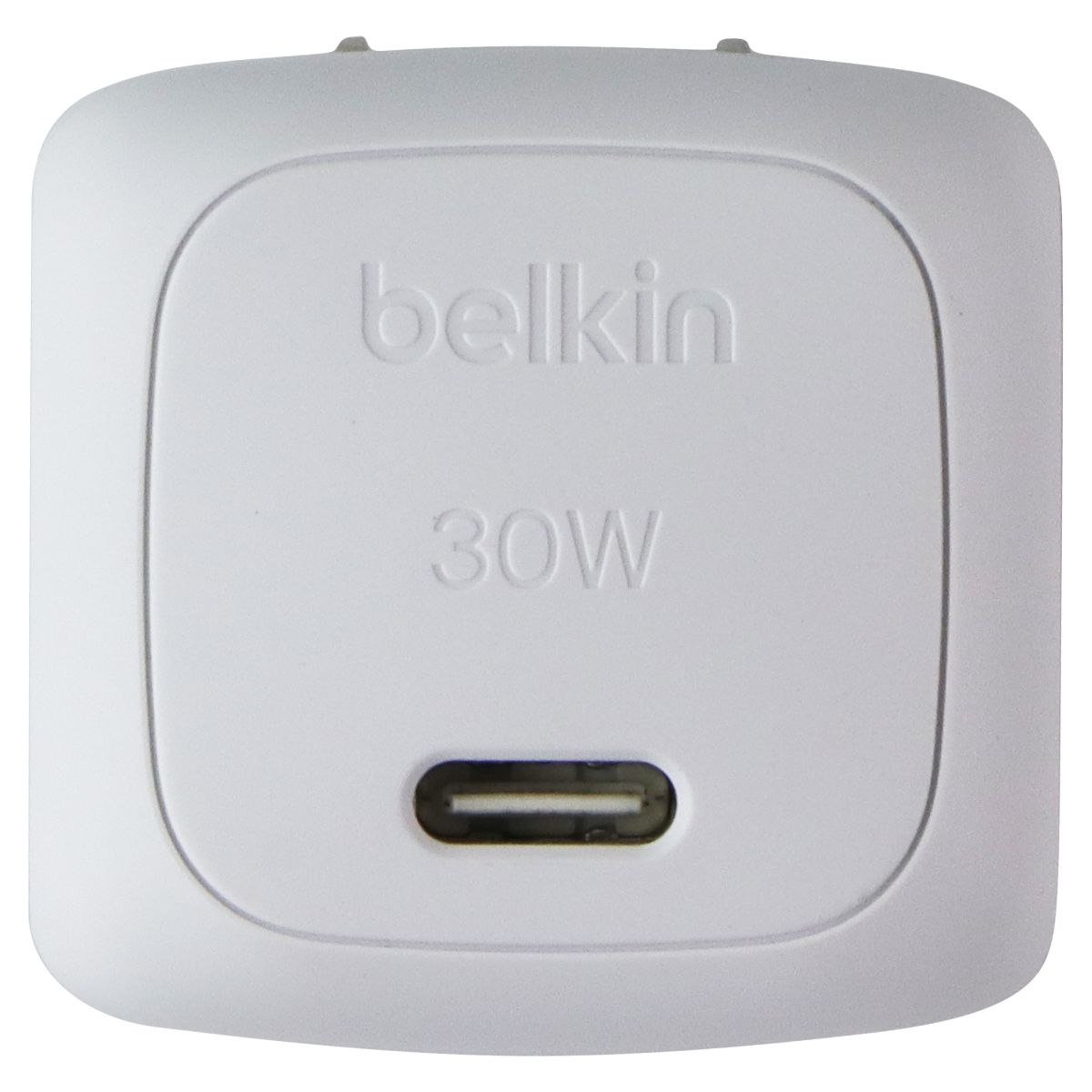 Belkin BoostCharge 30W USB-C Wall Charger Block with Folding Prongs - White Cell Phone - Chargers & Cradles Belkin - Simple Cell Bulk Wholesale Pricing - USA Seller