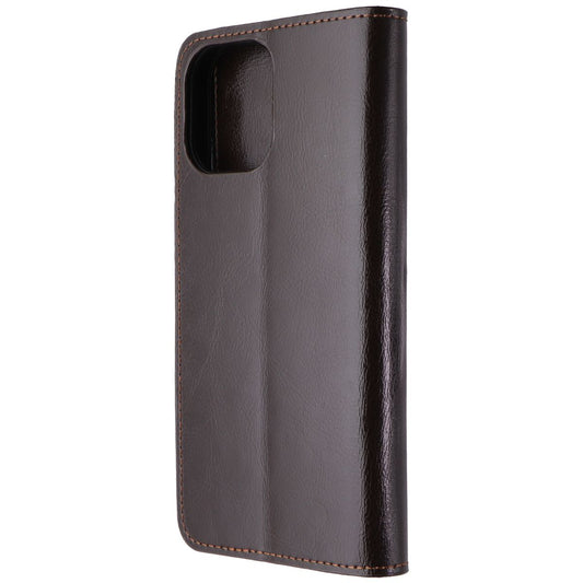 Belemay Genuine Leather Folio Case for Apple iPhone 13 Pro Max - Brown Cell Phone - Cases, Covers & Skins Belemay    - Simple Cell Bulk Wholesale Pricing - USA Seller