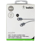 Belkin mixit USB-C to USB-C 6ft Gray Braided Cable Cell Phone - Cables & Adapters Belkin    - Simple Cell Bulk Wholesale Pricing - USA Seller