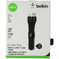 Belkin DuraTek Plus (4-Ft/1.2M) USB-A to USB-C Cable with Leather Strap - Black Cell Phone - Cables & Adapters Belkin - Simple Cell Bulk Wholesale Pricing - USA Seller