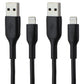 Belkin (3.3-Ft) BoostCharge MFi Lightning 8-Pin to USB-A Cables - Black - 2 PACK Cell Phone - Cables & Adapters Belkin - Simple Cell Bulk Wholesale Pricing - USA Seller