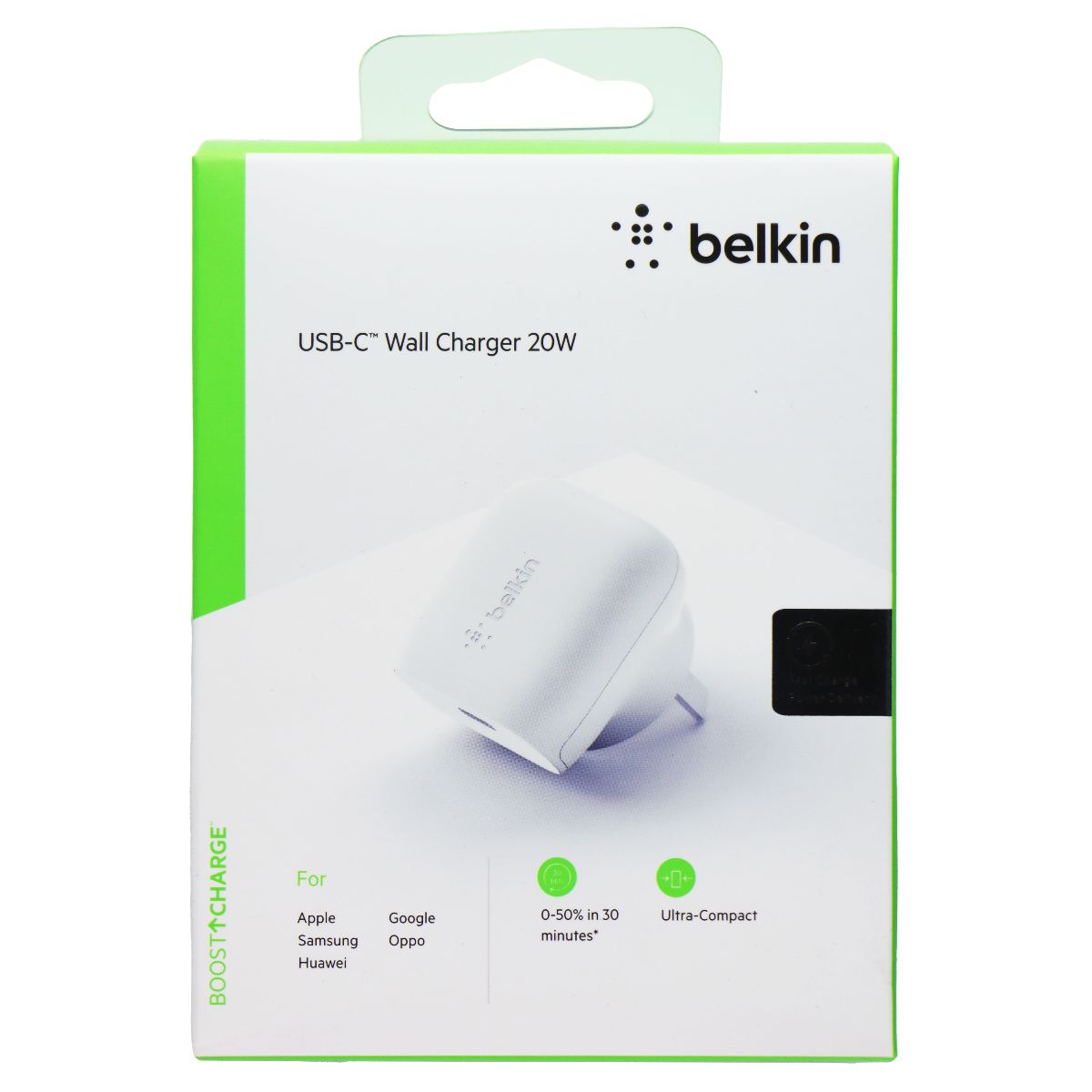 Belkin 20W USB-C Wall Charger - White (Australian Plug) WCA003AUWH Cell Phone - Chargers & Cradles Belkin - Simple Cell Bulk Wholesale Pricing - USA Seller