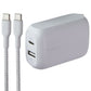 Belkin BoostCharge Dual Port USB-C + USB-A Wall Charger with USB-C Cable - White Cell Phone - Chargers & Cradles Belkin - Simple Cell Bulk Wholesale Pricing - USA Seller