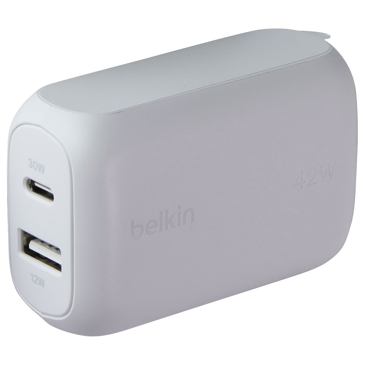 Belkin BoostCharge Dual Port USB-C + USB-A Wall Charger with USB-C Cable - White Cell Phone - Chargers & Cradles Belkin - Simple Cell Bulk Wholesale Pricing - USA Seller
