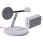 Belkin BoostCharge Pro 3-in-1 Magnetic Charging Stand (Qi2 and MagSafe) - White Cell Phone - Chargers & Cradles Belkin - Simple Cell Bulk Wholesale Pricing - USA Seller
