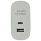 Belkin Studio 2-Port Home Charger + USB-C Cable for iPhone/iPad/iPod - White Cell Phone - Chargers & Cradles Belkin - Simple Cell Bulk Wholesale Pricing - USA Seller
