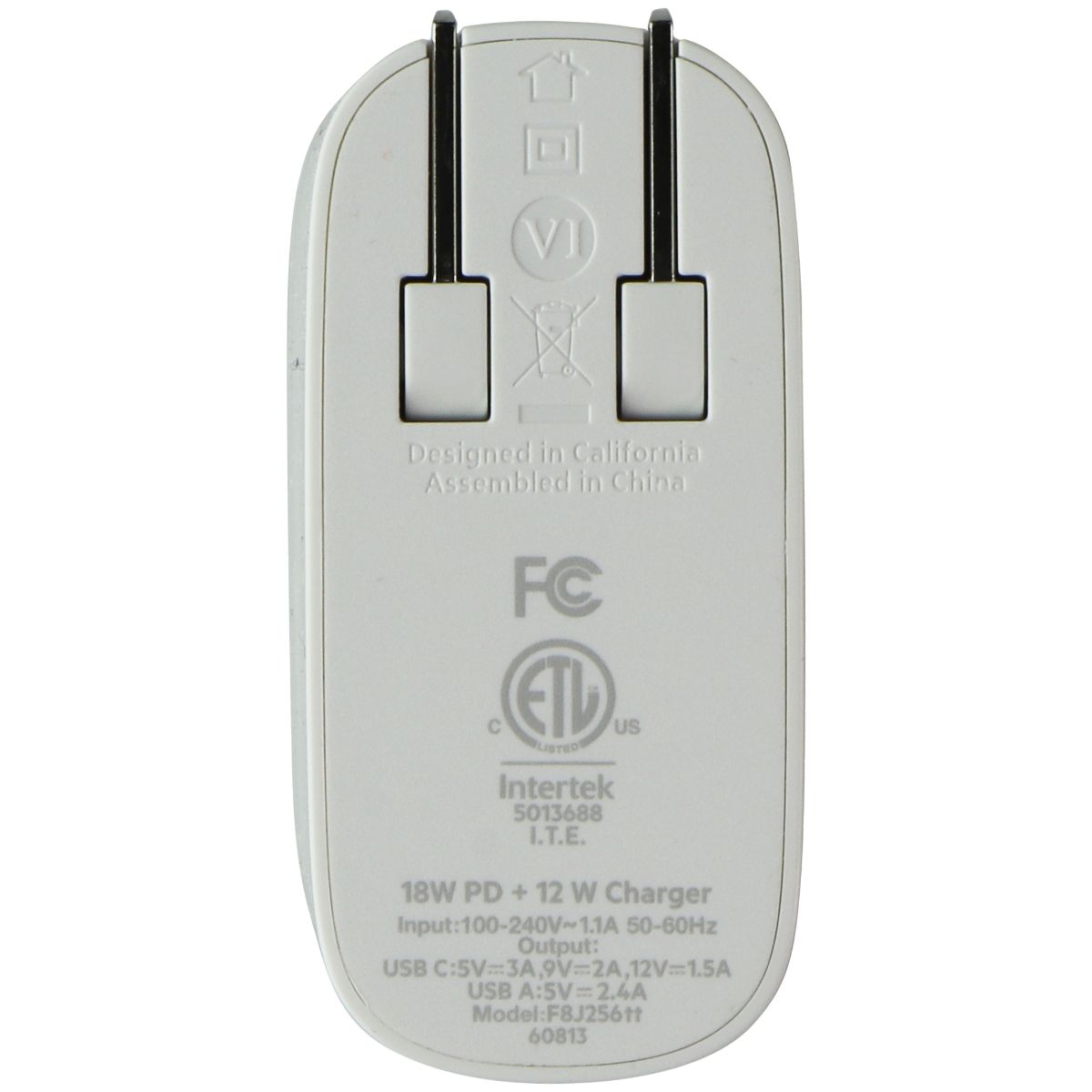 Belkin Studio 2-Port Home Charger + USB-C Cable for iPhone/iPad/iPod - White Cell Phone - Chargers & Cradles Belkin - Simple Cell Bulk Wholesale Pricing - USA Seller