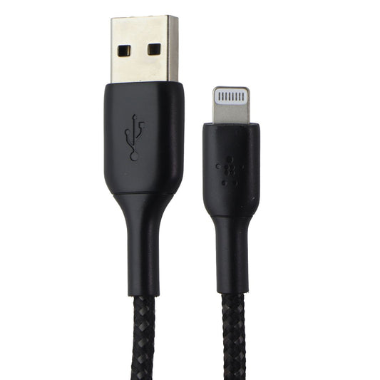 Belkin Boost Charge 3.3FT USB-A to Lightning 8-Pin Braided Cable - Black Cell Phone - Cables & Adapters Belkin - Simple Cell Bulk Wholesale Pricing - USA Seller